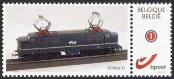 year=?, Belgian personalized stamp with NS1200 model